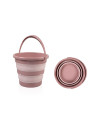 UP-bj_5966,Set cadita pliabila de baie Babyjem, 5 piese, somon