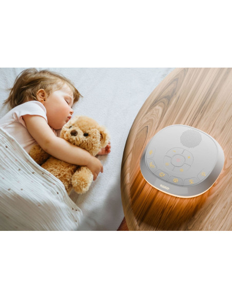 UP-NEN-MAM-LM003,Neno Lumia – Lampă de veghe pentru bebeluși cu lumini, sunete și pulsometru