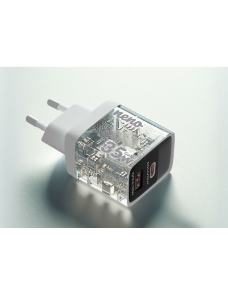 UP-NEN-DOM-LS001,Adaptor priza 35W cu incarcare rapida si protectie supracurent