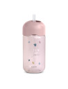 UP-8426420086745,Sticlă de apă fără picurare, Bears, 340 ml, roz, Suavinex