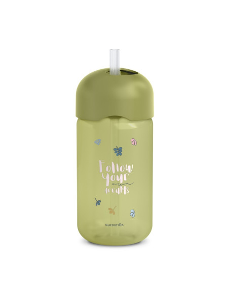 UP-8426420086752,Sticlă de apă fără picurare, Bears, 340 ml, verde, Suavinex