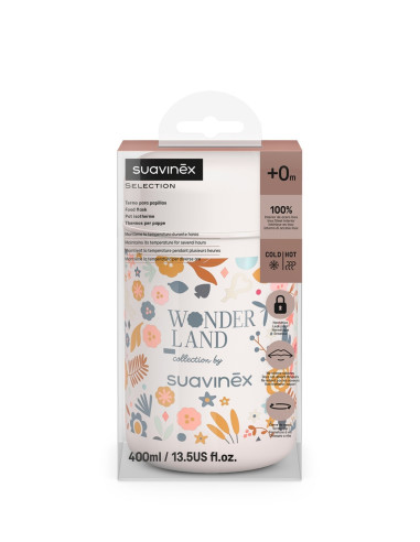 UP-8426420901048,Termos alimentar Wonder, 400 ml, liberty, Suavinex