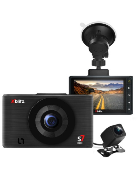 UP-XBL-CAR-DR056,Neno Xblitz S7 Duo - Cameră auto față/spate, Full HD, negru