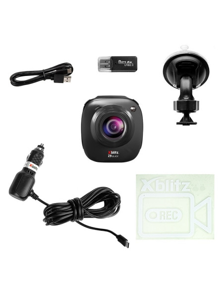 UP-XBL-CAR-DR069,Neno Xblitz Z9 - Cameră auto 4K, unghi 140°, Carcasă Metalică, Mod Parcare, negru