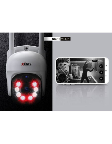 UP-XBL-HOM-DV009,Neno Xblitz Armor 400 - Cameră de supraveghere pentru exterior AI Tracking, Night Vision