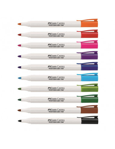 FC156052,MARKER WHITEBOARD BLEU SLIM 1560 FABER-CASTELL FC156052,MARKER WHITEBOARD BLEU SLIM 1560 FABER-CASTELL