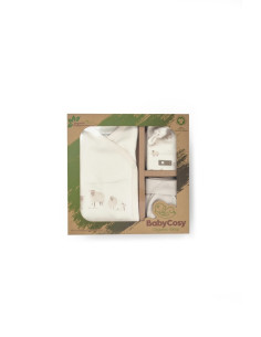 UP-BC-CSY8189,Set de 5 piese pentru nou nascut, Lamb, BabyCosy