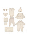 UP-BC-CSY8190,Set de 10 piese pentru nou nascut, 100% bumbac organic, Lamb, BabyCosy