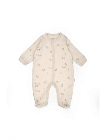 UP-BC-CSY8190,Set de 10 piese pentru nou nascut, 100% bumbac organic, Lamb, BabyCosy