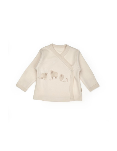 UP-BC-CSY8190,Set de 10 piese pentru nou nascut, 100% bumbac organic, Lamb, BabyCosy