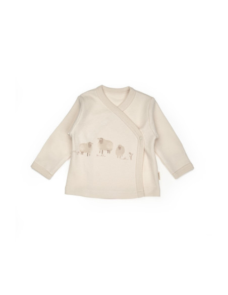 UP-BC-CSY8190,Set de 10 piese pentru nou nascut, 100% bumbac organic, Lamb, BabyCosy