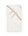 UP-BC-CSY8168,Paturica pentru nou nascut, 100% bumbac organic, Bow, BabyCosy, powder