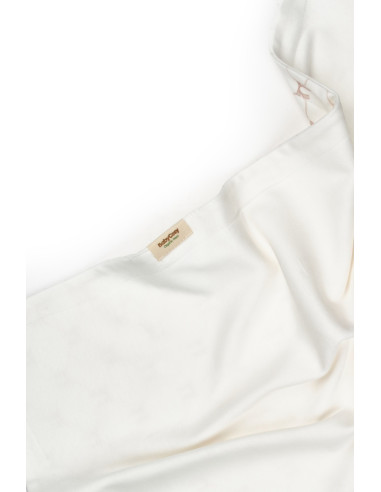 UP-BC-CSY8168,Paturica pentru nou nascut, 100% bumbac organic, Bow, BabyCosy, powder