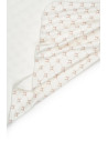 UP-BC-CSY8168,Paturica pentru nou nascut, 100% bumbac organic, Bow, BabyCosy, powder