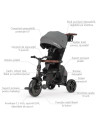 3250T7062,Tricicleta ultrapliabila Qplay Comfo Max Gri