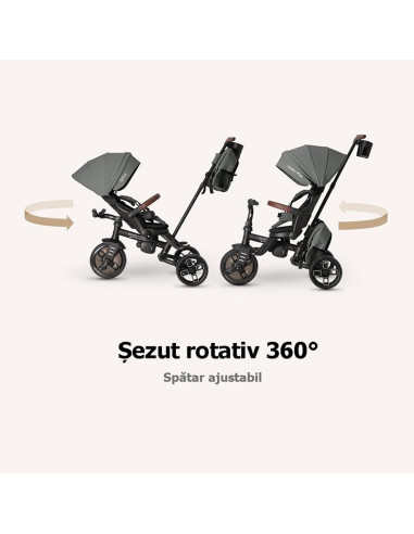 3250T7062,Tricicleta ultrapliabila Qplay Comfo Max Gri