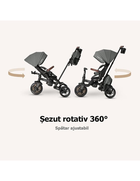 3250T7062,Tricicleta ultrapliabila Qplay Comfo Max Gri