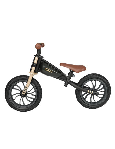 3250FED60PL,Balance bike QPlay Feduro Negru-Auriu