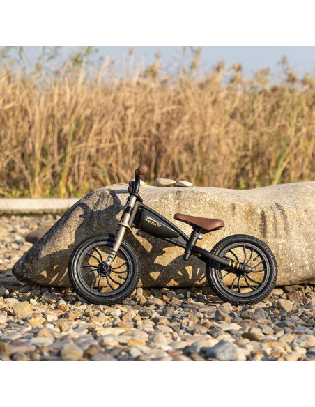 3250FED60PL,Balance bike QPlay Feduro Negru-Auriu