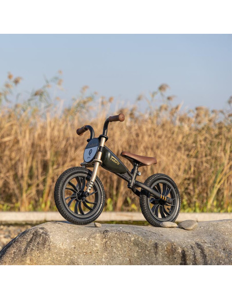 3250FED60PL,Balance bike QPlay Feduro Negru-Auriu