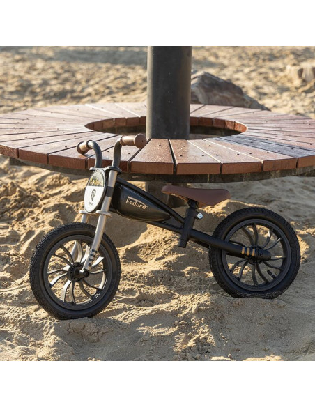 3250FED60PL,Balance bike QPlay Feduro Negru-Auriu