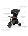 3250T7060,Tricicleta ultrapliabila Qplay Comfo Max Negru