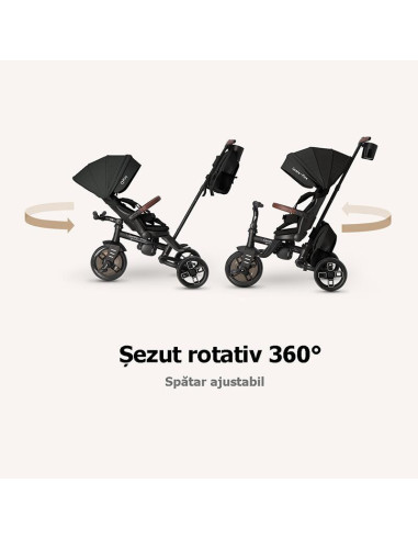 3250T7060,Tricicleta ultrapliabila Qplay Comfo Max Negru