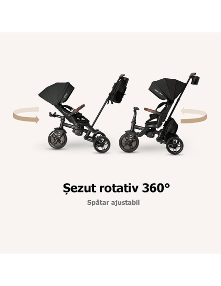 3250T7060,Tricicleta ultrapliabila Qplay Comfo Max Negru