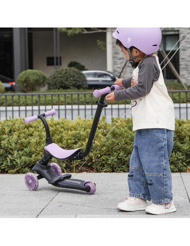 325QPSEMAEVO50,Trotineta multifunctionala 5in1 Qplay Sema EVO Violet