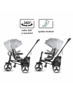 325013571,Tricicleta ultrapliabila Coccolle Spectra plus Neutral Grey 2