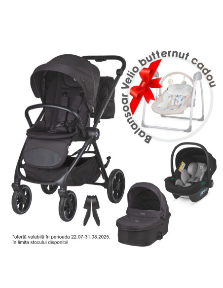325065460324080371,Carucior modular 2in1 Coccolle Serry Jet black+ Scoica auto iSize Coccolle Knox Greystone