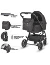 325065460324080371,Carucior modular 2in1 Coccolle Serry Jet black+ Scoica auto iSize Coccolle Knox Greystone