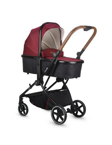 322065221325080000,Carucior modular 3in1 Coccolle Saliara Cabernet+ Scoica auto iSize Coccolle Knox Black