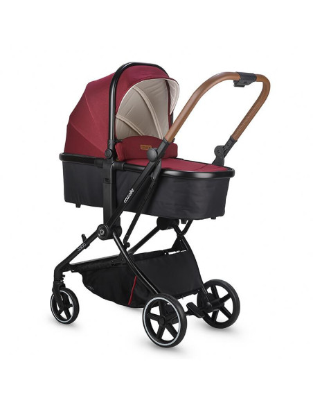 322065221325080000,Carucior modular 3in1 Coccolle Saliara Cabernet+ Scoica auto iSize Coccolle Knox Black