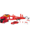 GOKI12327,Camion die-cast transportor de masini Scania V8, scara 1 la 60-64, lungime 29 cm