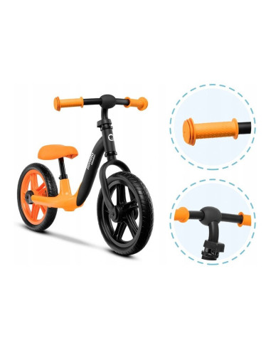 BN-LOE-ALEX_ORANGE,Bicicleta fara pedale, Lionelo, Alex, Usoara, Cu ghidon si sa reglabile, Greutate 3.3 Kg, Cu roti din spuma E