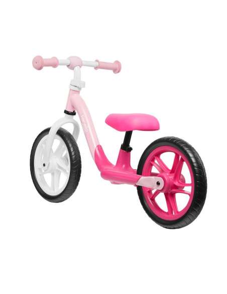 BN-LOE-ALEX_BUBBLEGUM,Bicicleta fara pedale, Lionelo, Alex, Usoara, Cu ghidon si sa reglabile, Greutate 3.3 Kg, Cu roti din spum