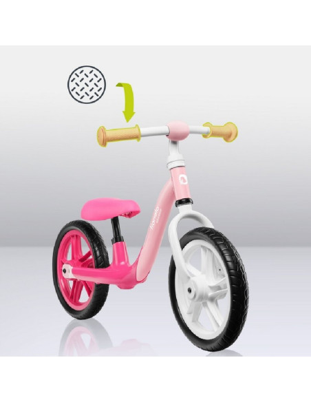 BN-LOE-ALEX_BUBBLEGUM,Bicicleta fara pedale, Lionelo, Alex, Usoara, Cu ghidon si sa reglabile, Greutate 3.3 Kg, Cu roti din spum