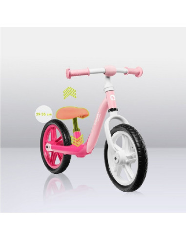 BN-LOE-ALEX_BUBBLEGUM,Bicicleta fara pedale, Lionelo, Alex, Usoara, Cu ghidon si sa reglabile, Greutate 3.3 Kg, Cu roti din spum