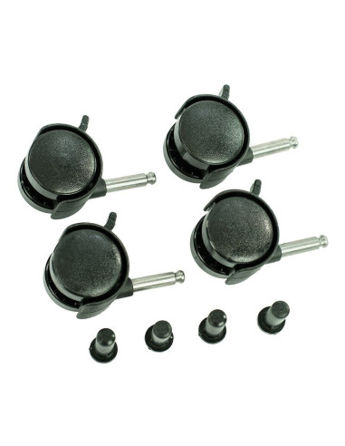 BN-BABYNEEDSWHEELS_Black,Set 4 roti, Qmini, Compatibile cu patuturile Babyneeds si Qmini, Negru