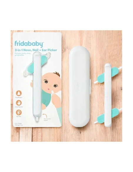 BN-FRI13,Dispozitiv de curatare, Fridababy, Multifunctional, Cu 4 capete, Pentru unghii, mucoasa nazala, urechi si alte parti al