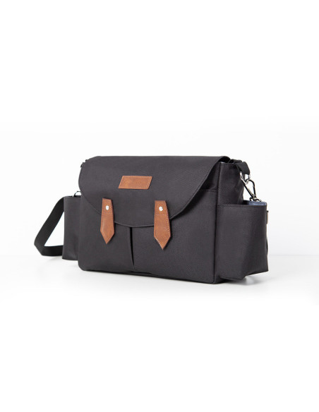 BN-200305,Geanta pentru scutece si organizator carucior, Petite&Mars, Sara, 2 in 1, Cu 7 buzunare, 1 buzunar cu izolatie termica