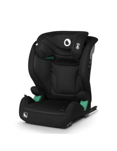 BN-LO-IGO_I-SIZE_BLACK_CARBON,Scaun auto, Lionelo, i-Size Igo, 100- 150 cm, Cu isofix, Protectie laterala, Ajustare spatar in 2 