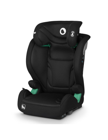 BN-LO-IGO_I-SIZE_BLACK_CARBON,Scaun auto, Lionelo, i-Size Igo, 100- 150 cm, Cu isofix, Protectie laterala, Ajustare spatar in 2 