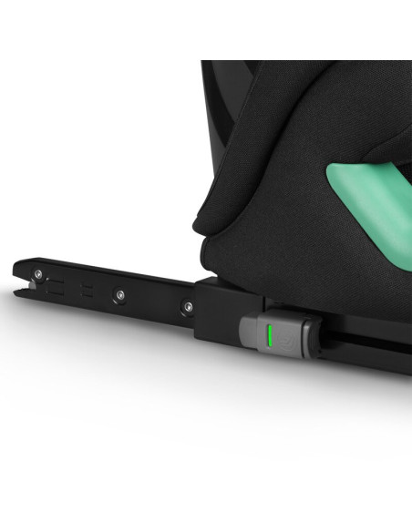 BN-LO-IGO_I-SIZE_BLACK_CARBON,Scaun auto, Lionelo, i-Size Igo, 100- 150 cm, Cu isofix, Protectie laterala, Ajustare spatar in 2 