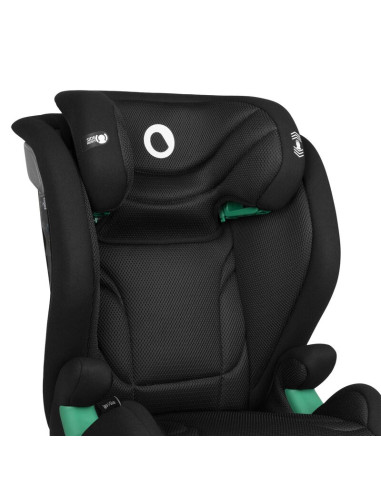 BN-LO-IGO_I-SIZE_BLACK_CARBON,Scaun auto, Lionelo, i-Size Igo, 100- 150 cm, Cu isofix, Protectie laterala, Ajustare spatar in 2 