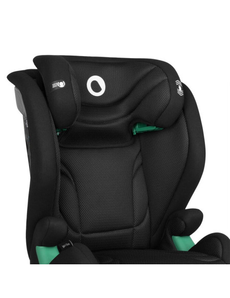 BN-LO-IGO_I-SIZE_BLACK_CARBON,Scaun auto, Lionelo, i-Size Igo, 100- 150 cm, Cu isofix, Protectie laterala, Ajustare spatar in 2 