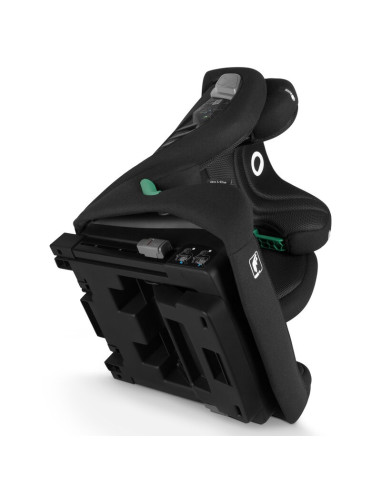 BN-LO-IGO_I-SIZE_BLACK_CARBON,Scaun auto, Lionelo, i-Size Igo, 100- 150 cm, Cu isofix, Protectie laterala, Ajustare spatar in 2 