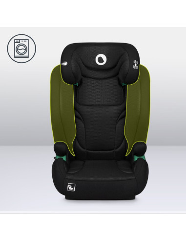 BN-LO-IGO_I-SIZE_BLACK_CARBON,Scaun auto, Lionelo, i-Size Igo, 100- 150 cm, Cu isofix, Protectie laterala, Ajustare spatar in 2 