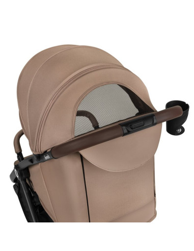 BN-LO-INGRID_BEIGE_SAND,Carucior sport, Lionelo, Ingrid, Capotina impermeabila cu filtru UPF50+, Pana la 22 Kg, Spatar reglabil 
